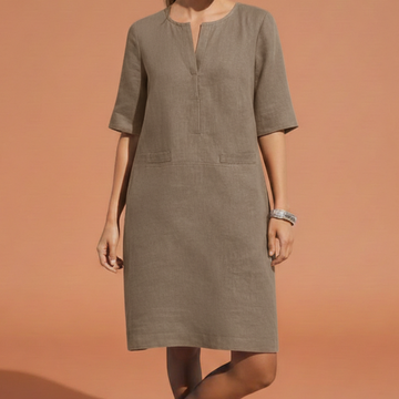 Urban Riviera Shift Dress - Breathable & Stylish
