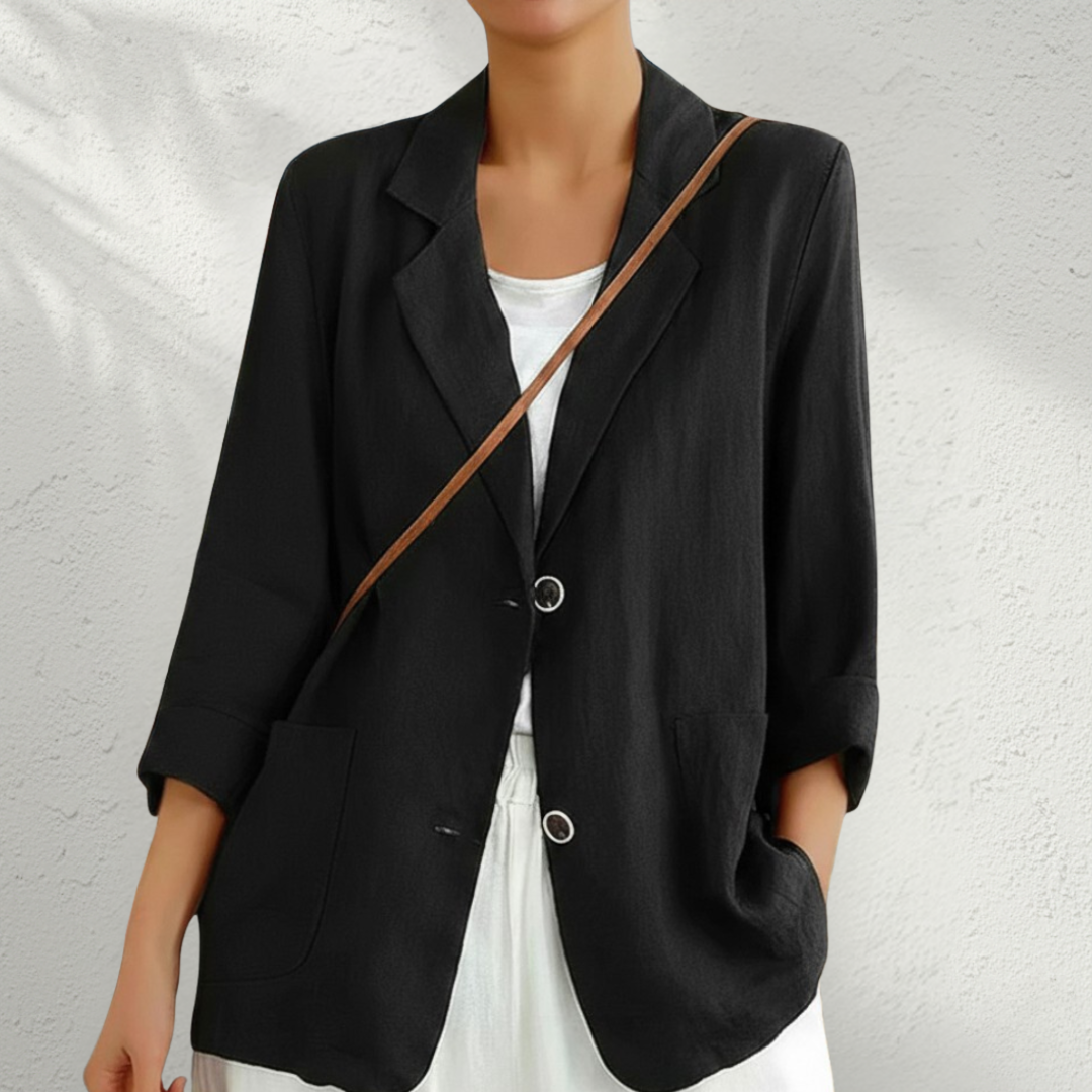 Coastal Effortless Relaxed Blazer