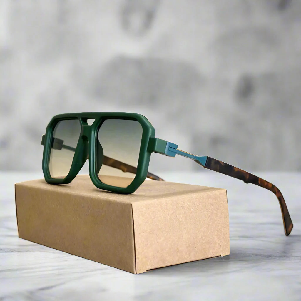 Aurelian Geometric Luxe Sunglasses