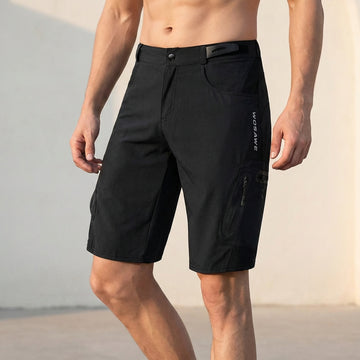 Relaxed Outdoor Performance Shorts with Zipper Pockets