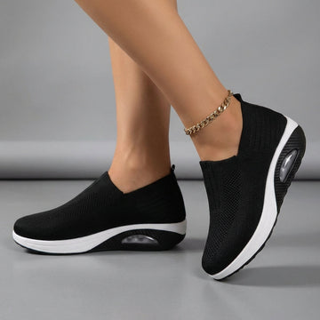 Orthopedic Knit Mesh Slip-On with Cushioned Sole