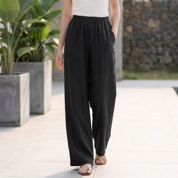 Luxe Wide-Leg Ankle Pants with Tailored Comfort