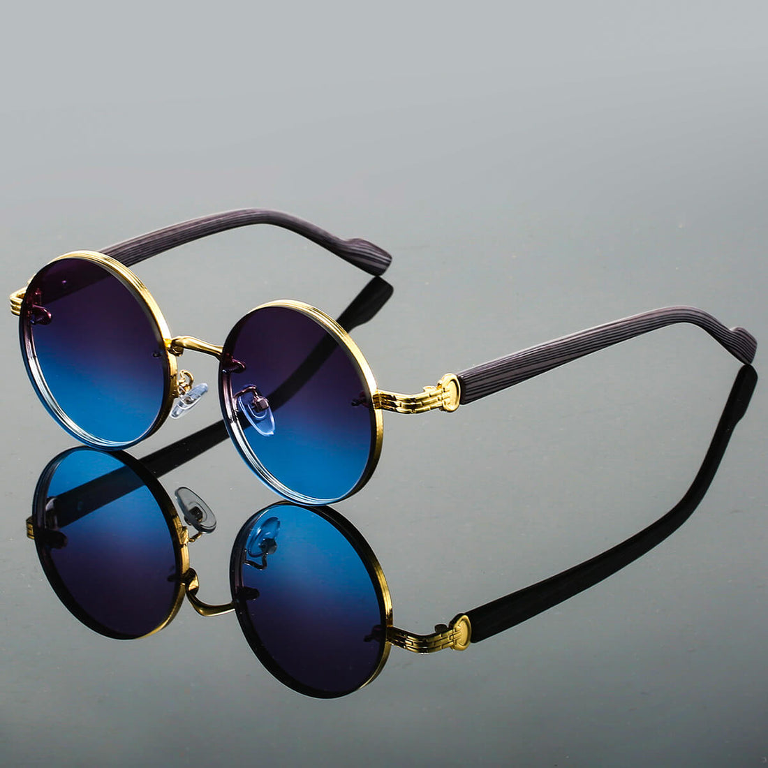 Aurora Classic Round Sunglasses