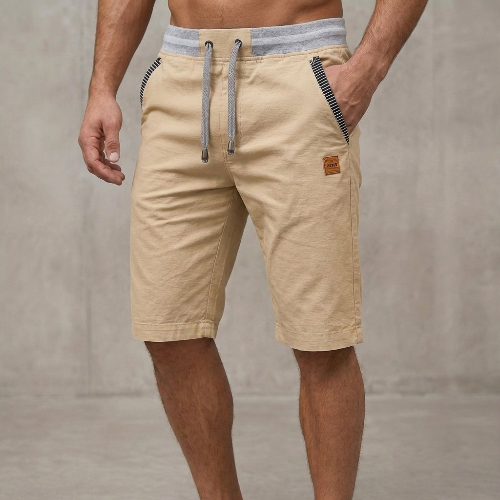 Men’s Relaxed-Fit Workwear Shorts with Tailored Details