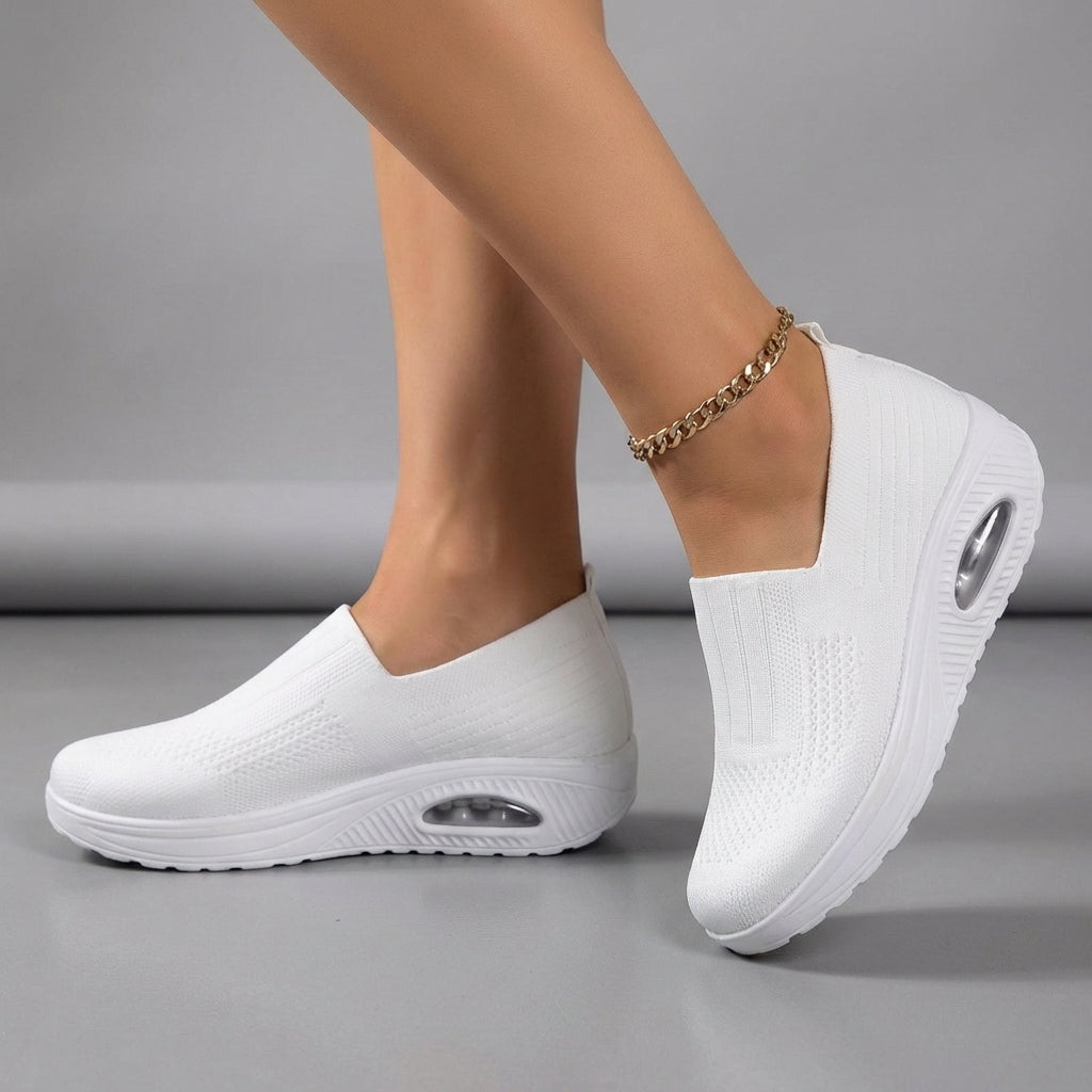 Orthopedic Knit Mesh Slip-On with Cushioned Sole