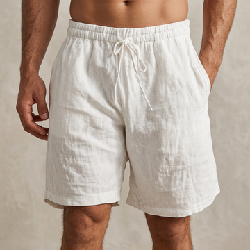 Men’s Relaxed Fit Shorts with Drawstring Waist and Side Pockets